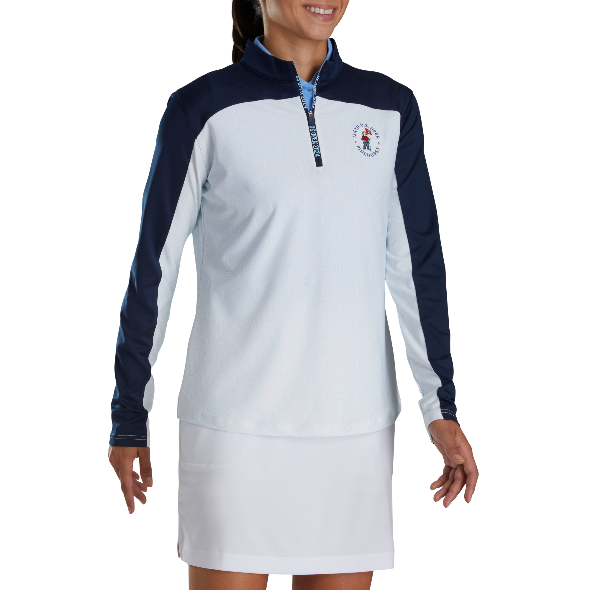 2024 U.S. Open Print Block Mid-Layer Women