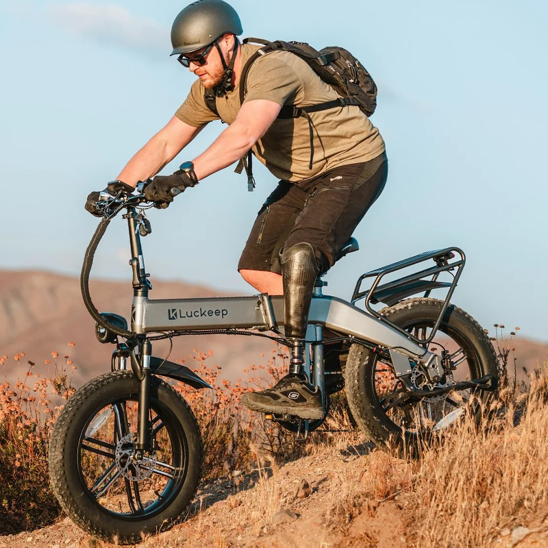 Luckeep X1 Folding eBike|48V15Ah Battery|Long Range|Off-Road|Compact & Foldable