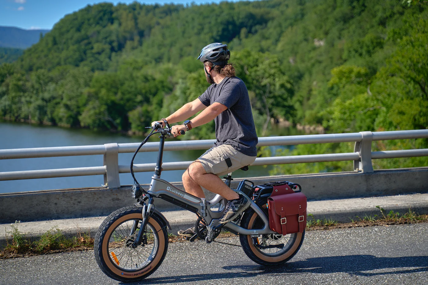 Luckeep X1 Folding eBike|48V15Ah Battery|Long Range|Off-Road|Compact & Foldable