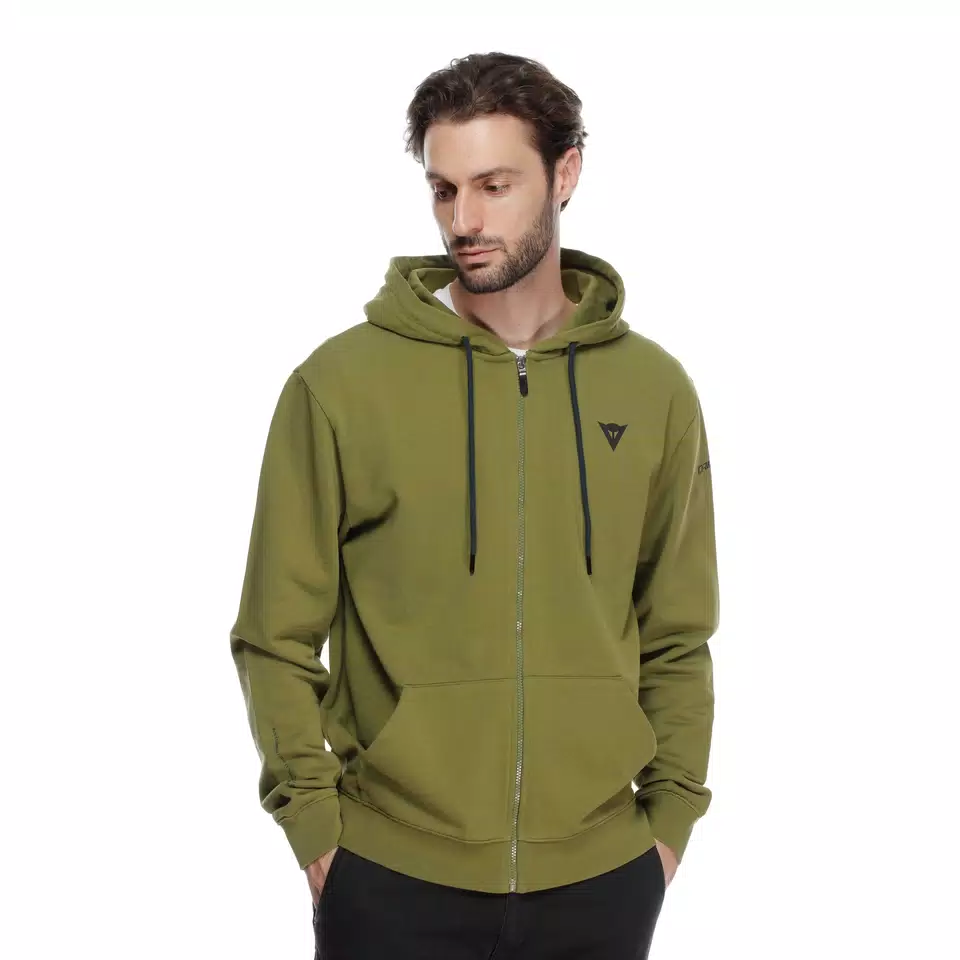 SPEED DEMON - FULL-ZIP 100% COTTON HOODIE - DAINESE