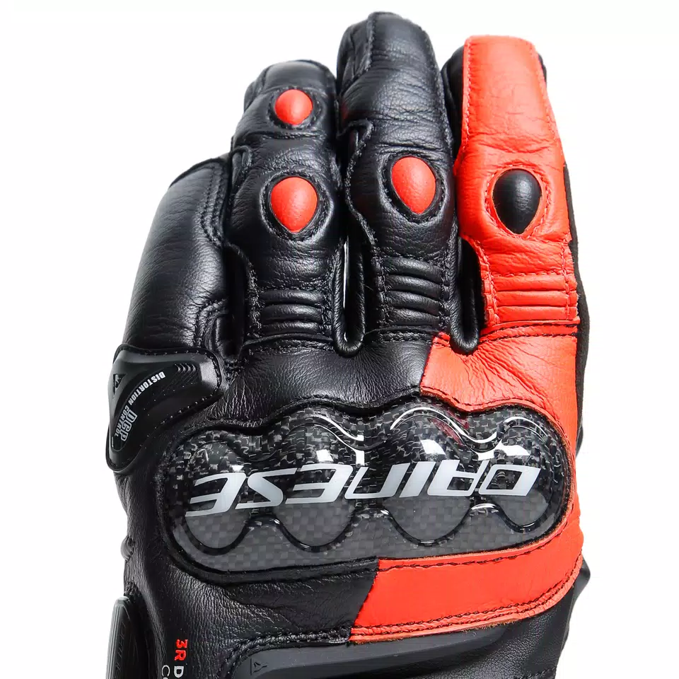 CARBON 4 - MEN'S MOTORCYCLE SHORT LEATHER GLOVES - DAINESE