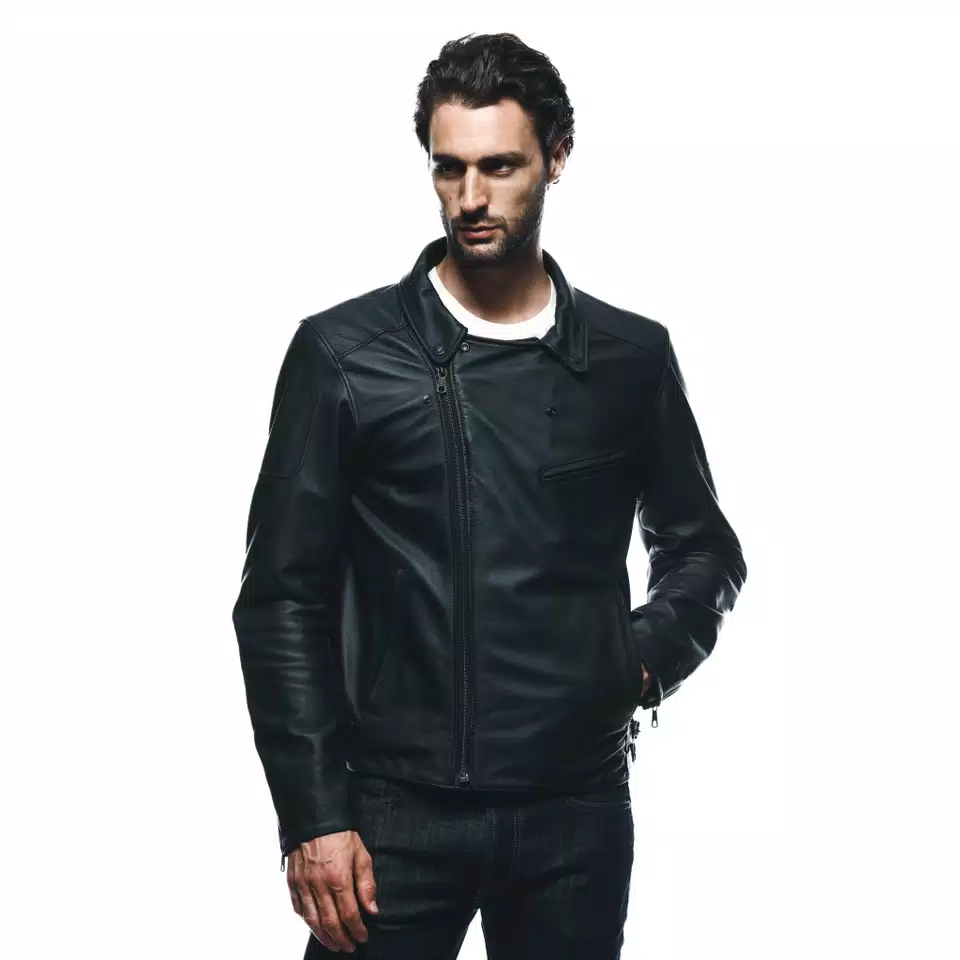 CHIODO - MEN'S MOTORCYCLE LEATHER JACKET - DAINESE