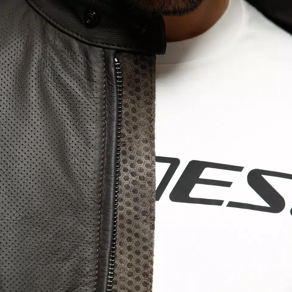 ISTRICE - MEN'S MOTORCYCLE PERFORATED LEATHER JACKET - DAINESE
