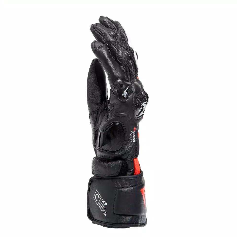 CARBON 4 - MEN'S MOTORCYCLE LONG LEATHER GLOVES - DAINESE
