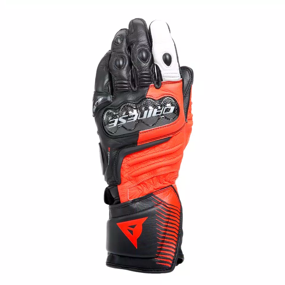 CARBON 4 - MEN'S MOTORCYCLE LONG LEATHER GLOVES - DAINESE