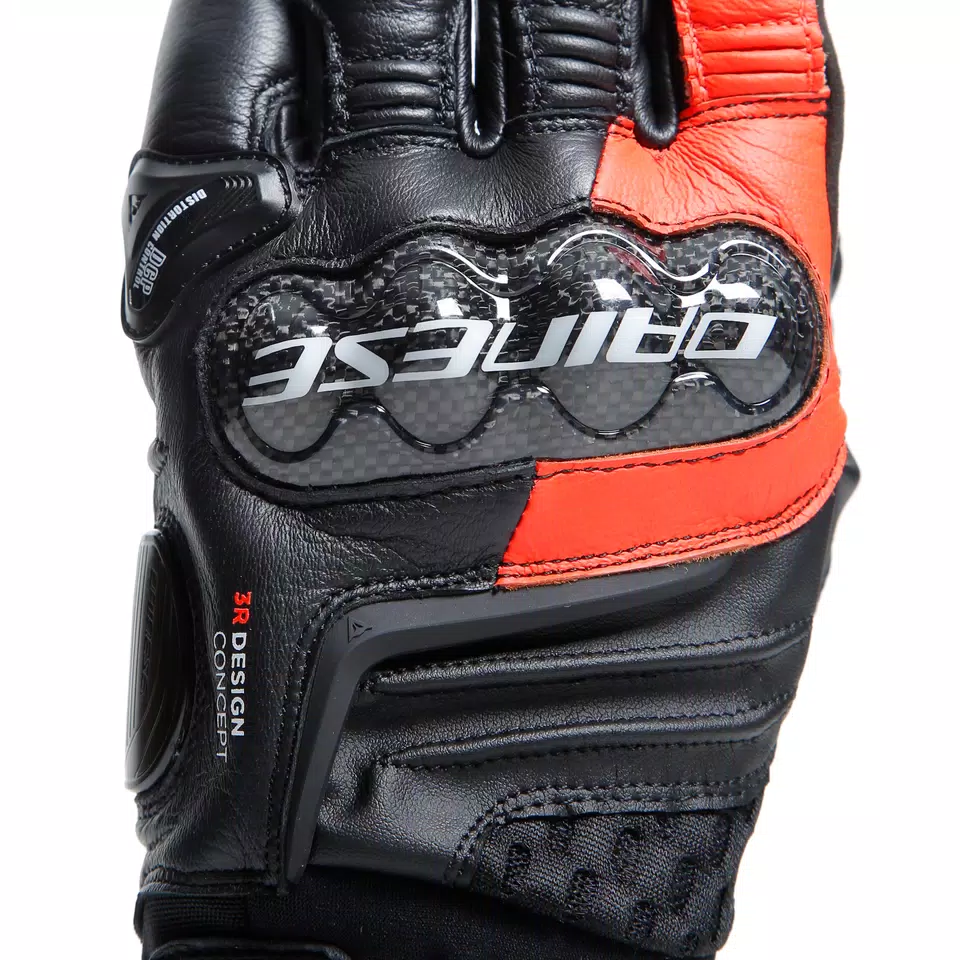 CARBON 4 - MEN'S MOTORCYCLE SHORT LEATHER GLOVES - DAINESE