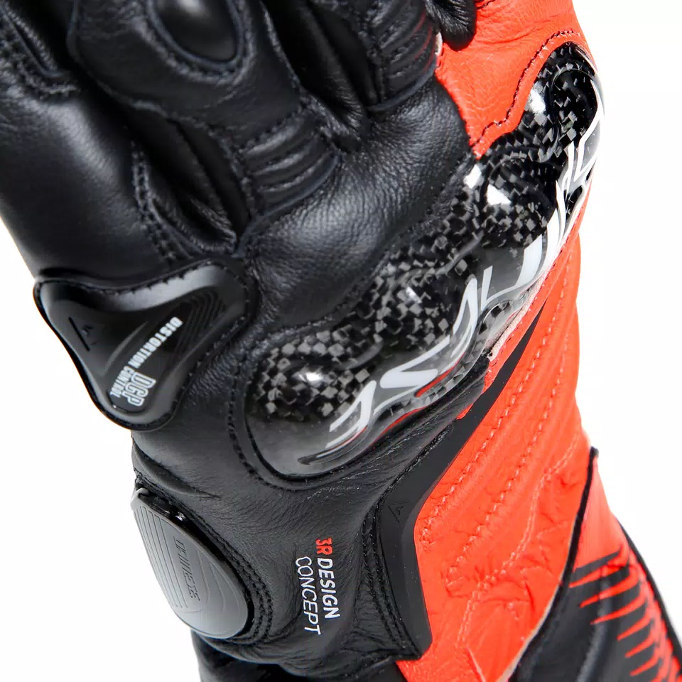 CARBON 4 - MEN'S MOTORCYCLE LONG LEATHER GLOVES - DAINESE