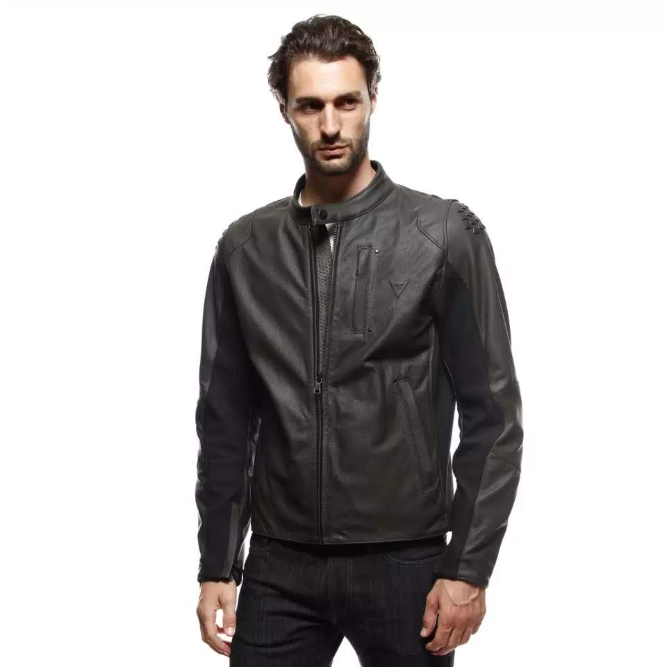 ISTRICE - MEN'S MOTORCYCLE PERFORATED LEATHER JACKET - DAINESE