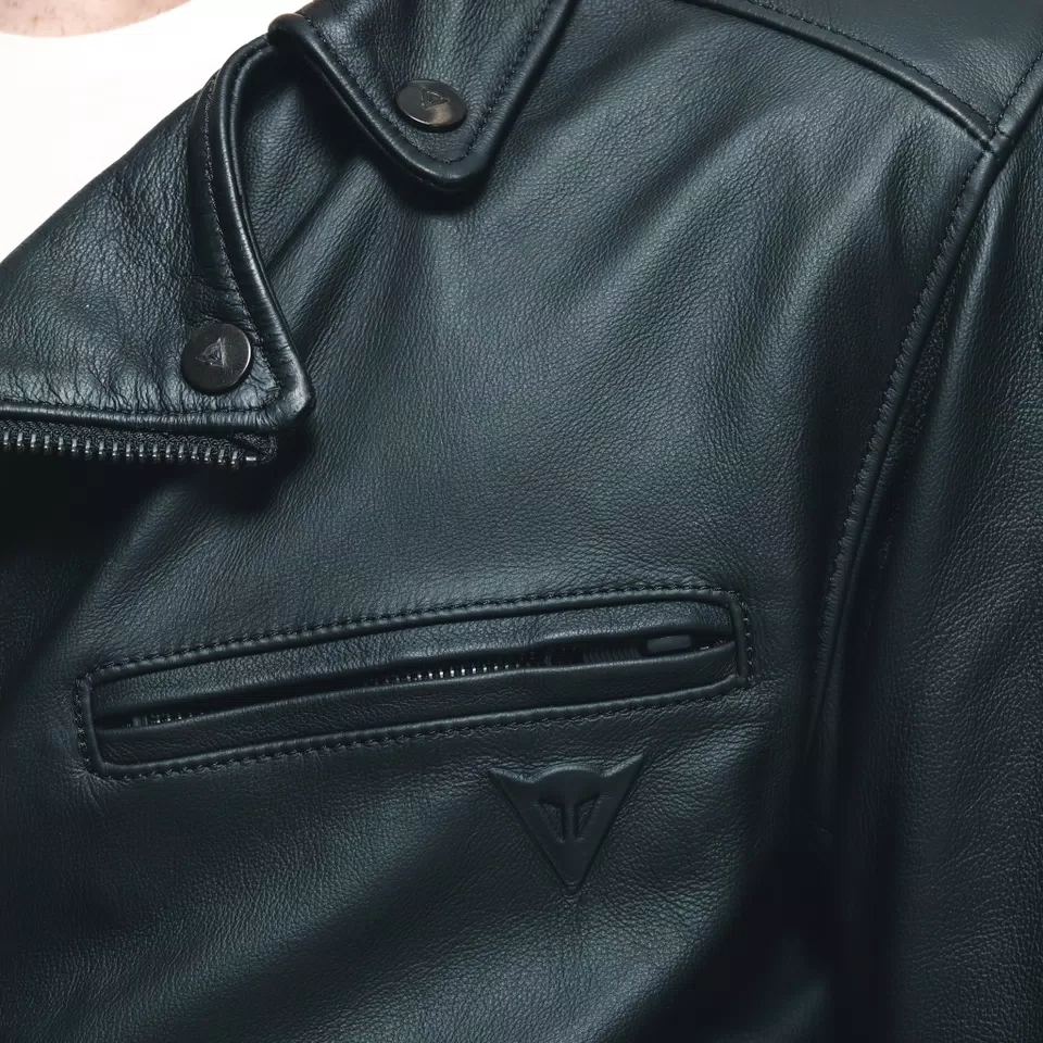 CHIODO - MEN'S MOTORCYCLE LEATHER JACKET - DAINESE
