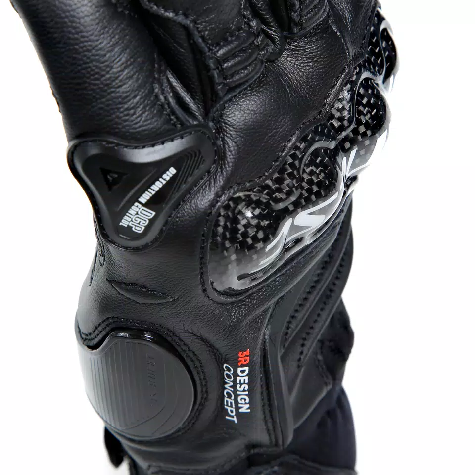 CARBON 4 - MEN'S MOTORCYCLE SHORT LEATHER GLOVES - DAINESE