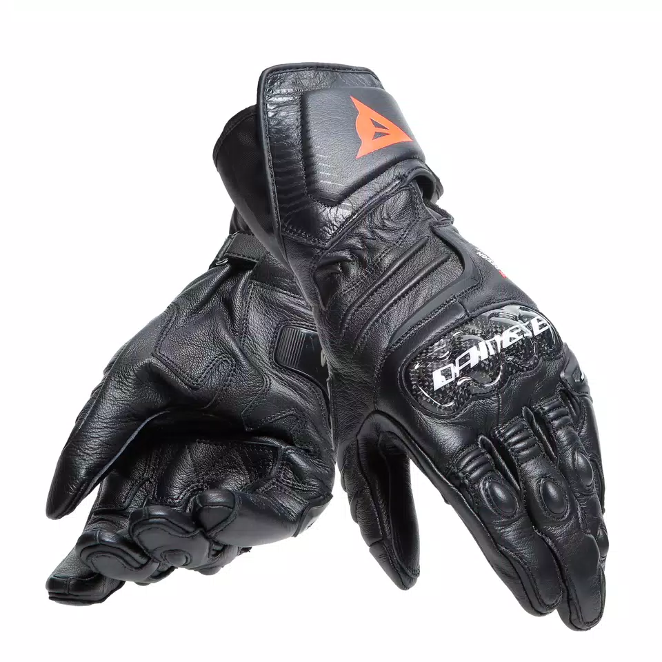 CARBON 4 - MEN'S MOTORCYCLE LONG LEATHER GLOVES - DAINESE