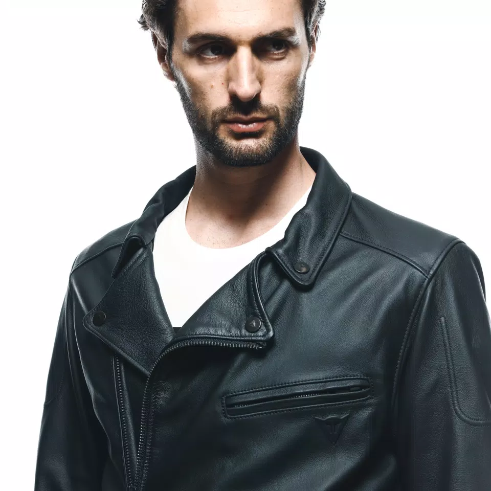 CHIODO - MEN'S MOTORCYCLE LEATHER JACKET - DAINESE