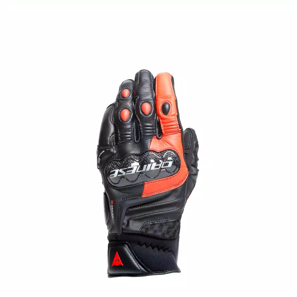 CARBON 4 - MEN'S MOTORCYCLE SHORT LEATHER GLOVES - DAINESE