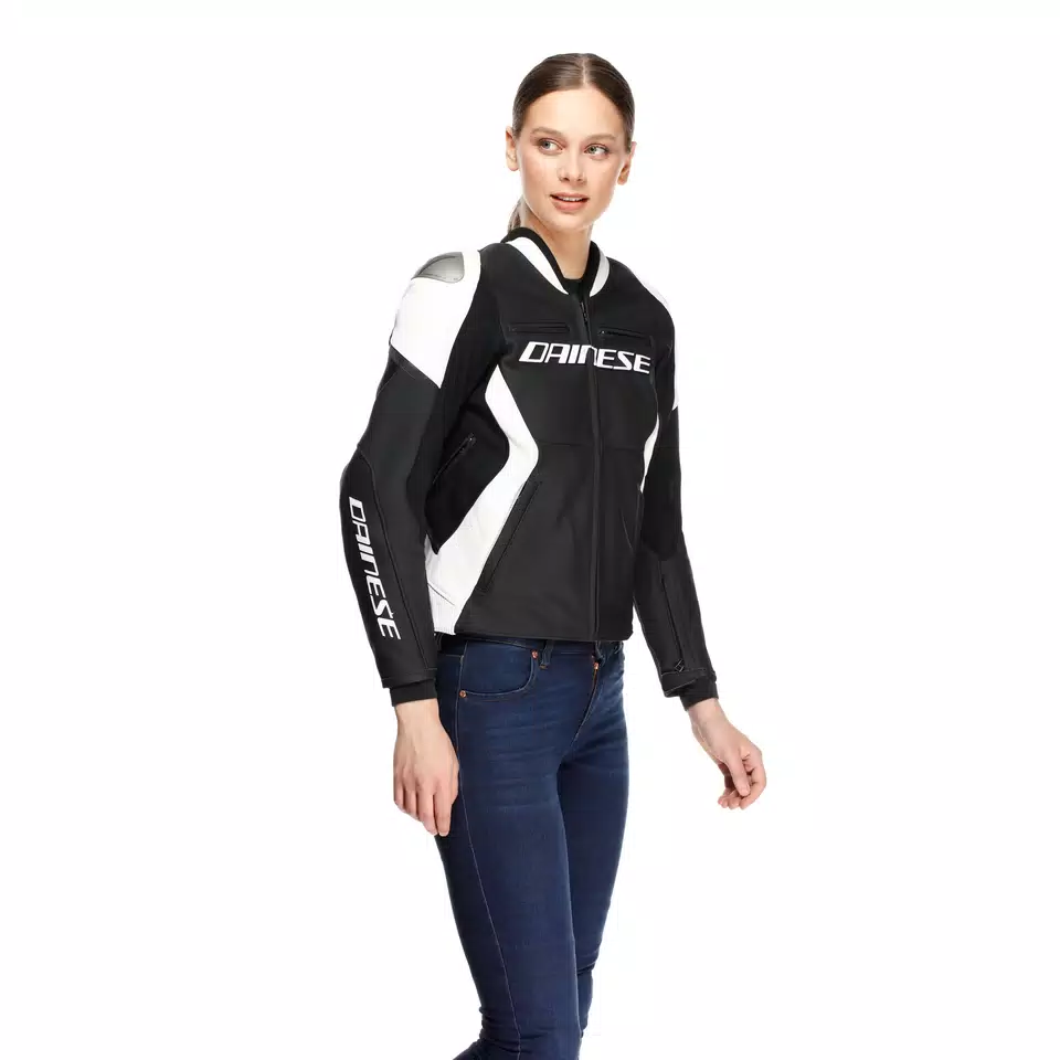 RACING 5 - WOMEN'S LEATHER MOTORCYCLE JACKET - DAINESE