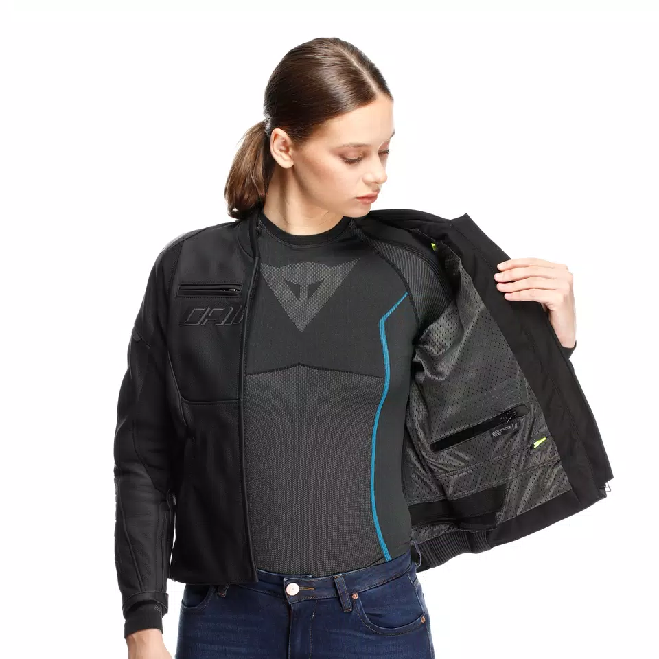 RACING 5 - WOMEN'S LEATHER MOTORCYCLE JACKET - DAINESE