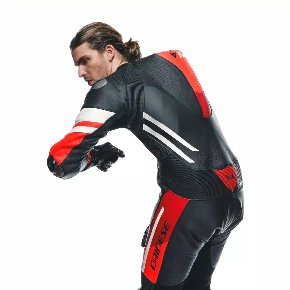 MISANO 3 D-AIR® - MEN'S 1-PIECE MOTORCYCLE PERFORATED LEATHER SUIT WITH AIRBAG - DAINESE