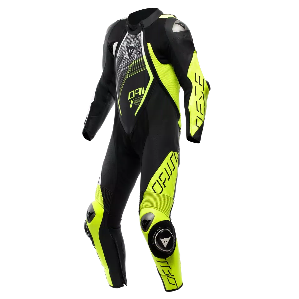 AUDAX D-ZIP - MEN'S 1-PIECE MOTORCYCLE PERFORATED LEATHER SUIT - DAINESE