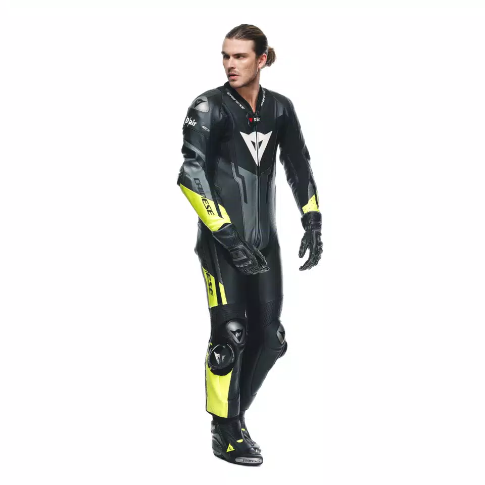 MISANO 3 D-AIR® - MEN'S 1-PIECE MOTORCYCLE PERFORATED LEATHER SUIT WITH AIRBAG - DAINESE