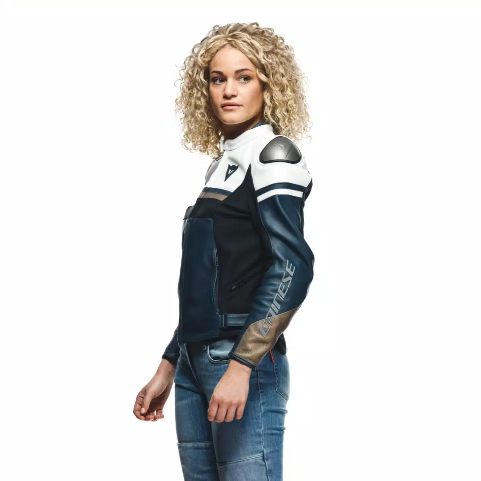 RAPIDA - WOMEN'S MOTORCYCLE LEATHER JACKET - DAINESE