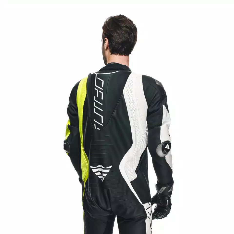 AUDAX D-ZIP - MEN'S 1-PIECE MOTORCYCLE PERFORATED LEATHER SUIT - DAINESE