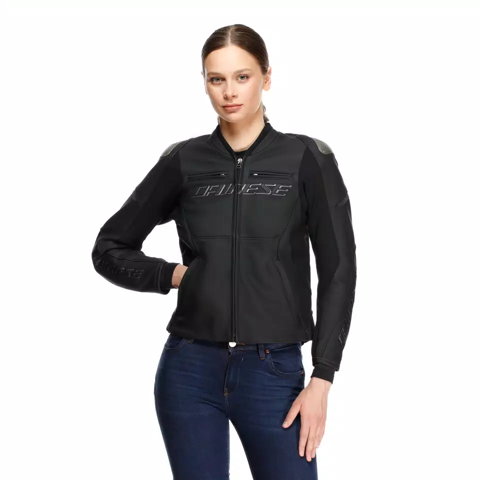 RACING 5 - WOMEN'S LEATHER MOTORCYCLE JACKET - DAINESE