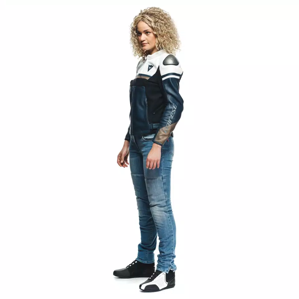 RAPIDA - WOMEN'S MOTORCYCLE LEATHER JACKET - DAINESE