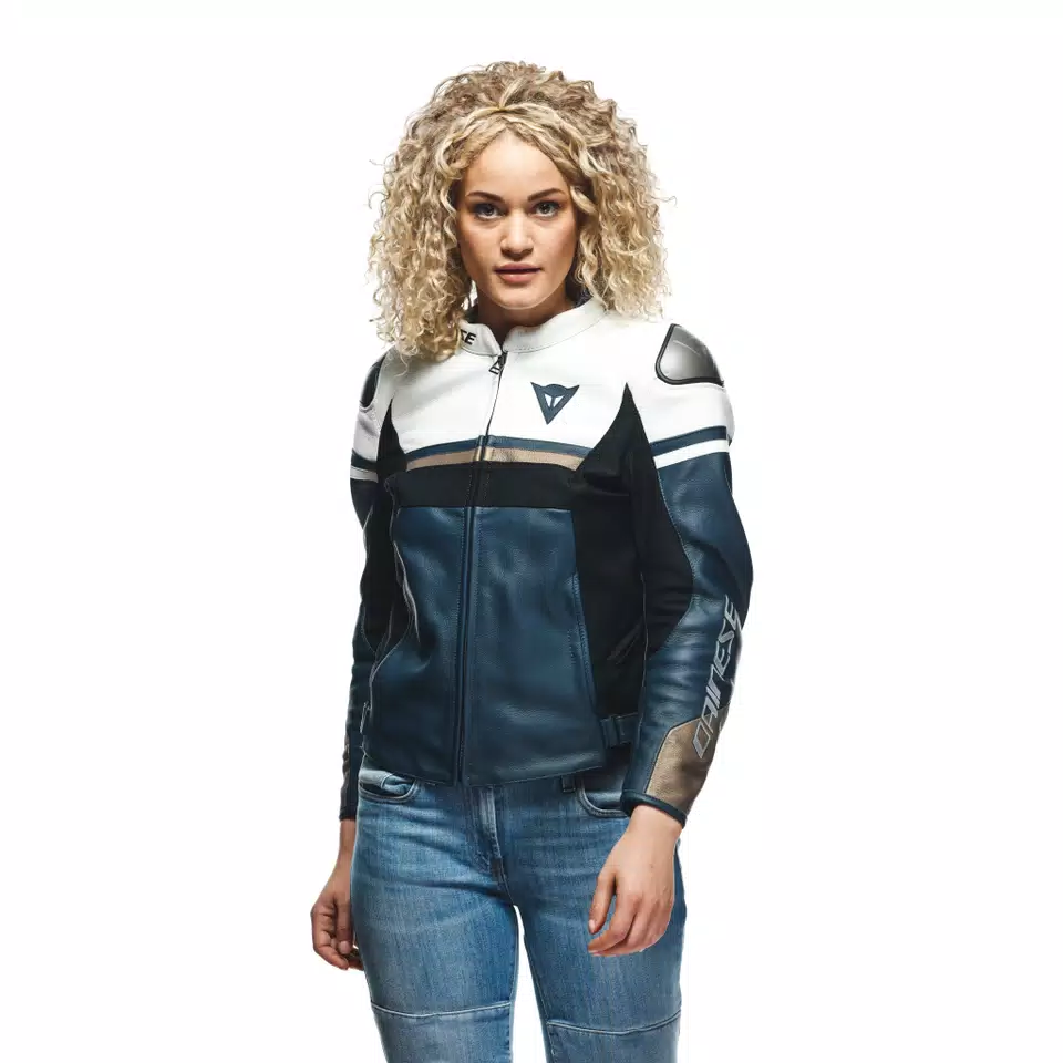 RAPIDA - WOMEN'S MOTORCYCLE LEATHER JACKET - DAINESE