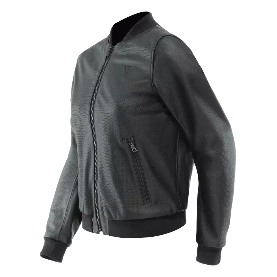 ACCENTO - WOMEN'S MOTORCYCLE PERFORATED LEATHER JACKET - DAINESE