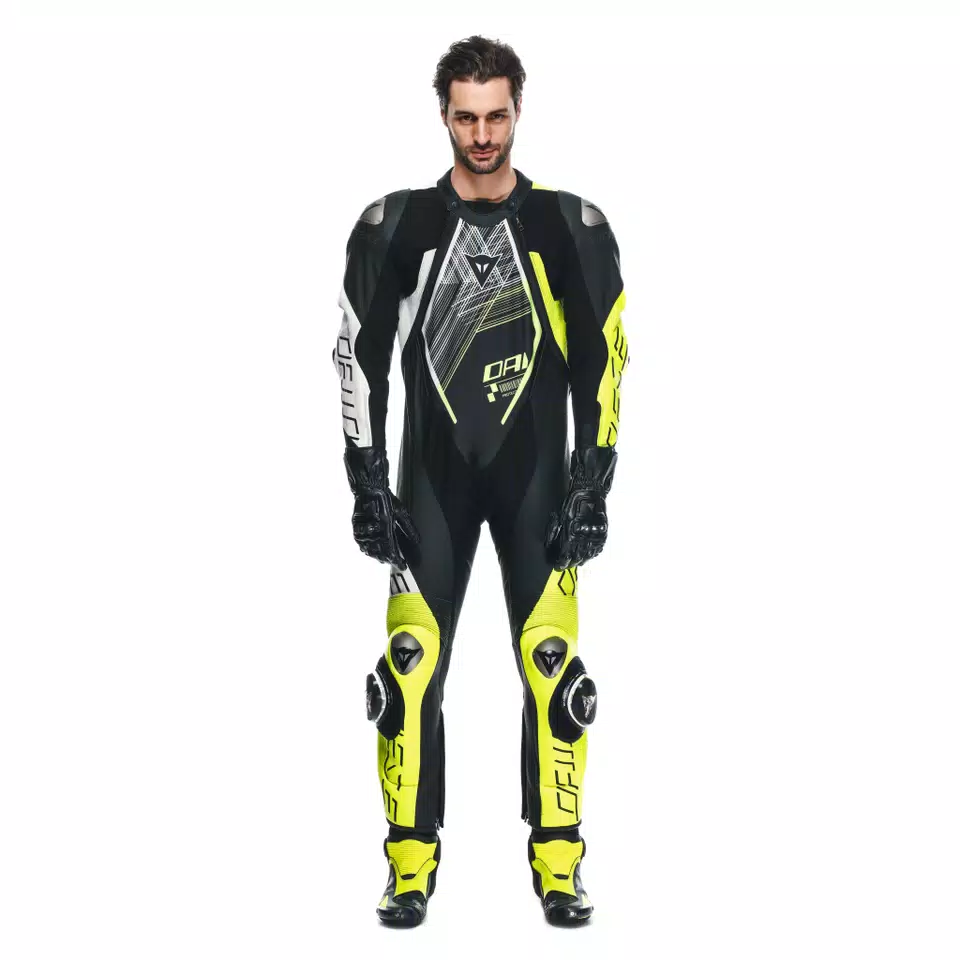 AUDAX D-ZIP - MEN'S 1-PIECE MOTORCYCLE PERFORATED LEATHER SUIT - DAINESE