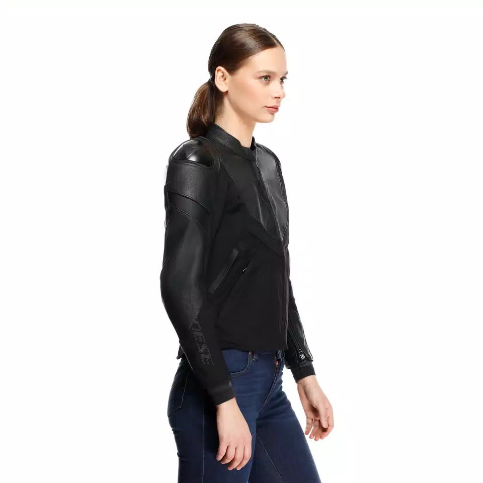 IPERATTIVA - WOMEN'S LEATHER-TEXTILE MOTORCYCLE JACKET - DAINESE