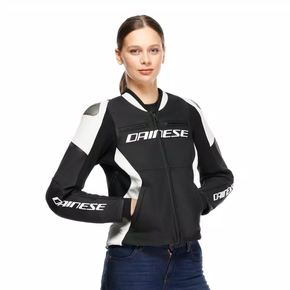 RACING 5 - WOMEN'S LEATHER MOTORCYCLE JACKET - DAINESE