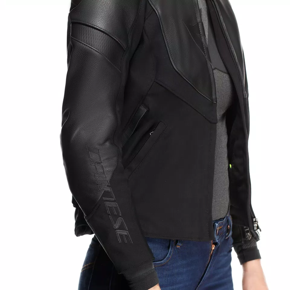 IPERATTIVA - WOMEN'S LEATHER-TEXTILE MOTORCYCLE JACKET - DAINESE