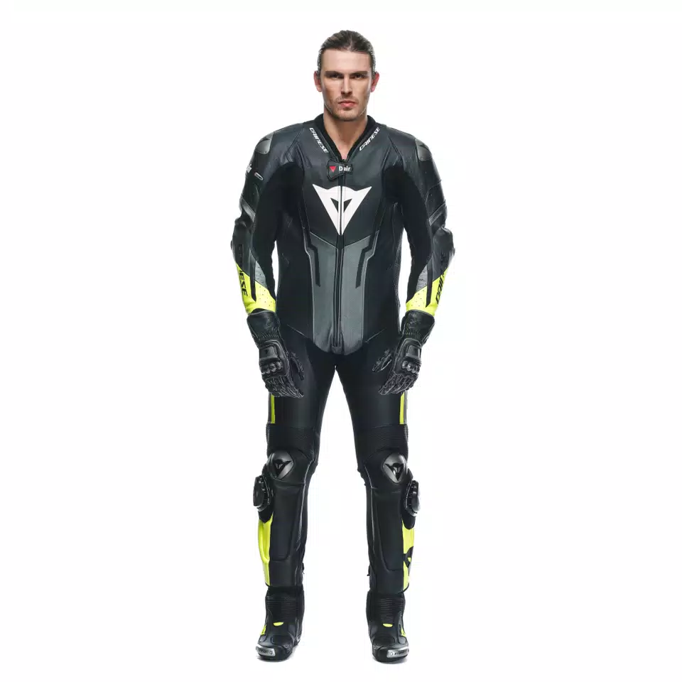 MISANO 3 D-AIR® - MEN'S 1-PIECE MOTORCYCLE PERFORATED LEATHER SUIT WITH AIRBAG - DAINESE