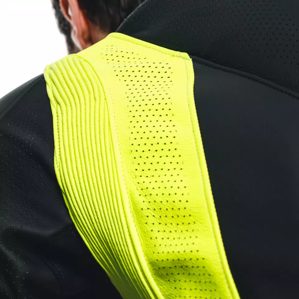 AUDAX D-ZIP - MEN'S 1-PIECE MOTORCYCLE PERFORATED LEATHER SUIT - DAINESE