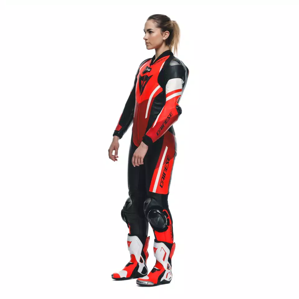 MISANO 3 D-AIR® - WOMEN'S 1-PIECE MOTORCYCLE PERFORATED LEATHER SUIT WITH AIRBAG - DAINESE