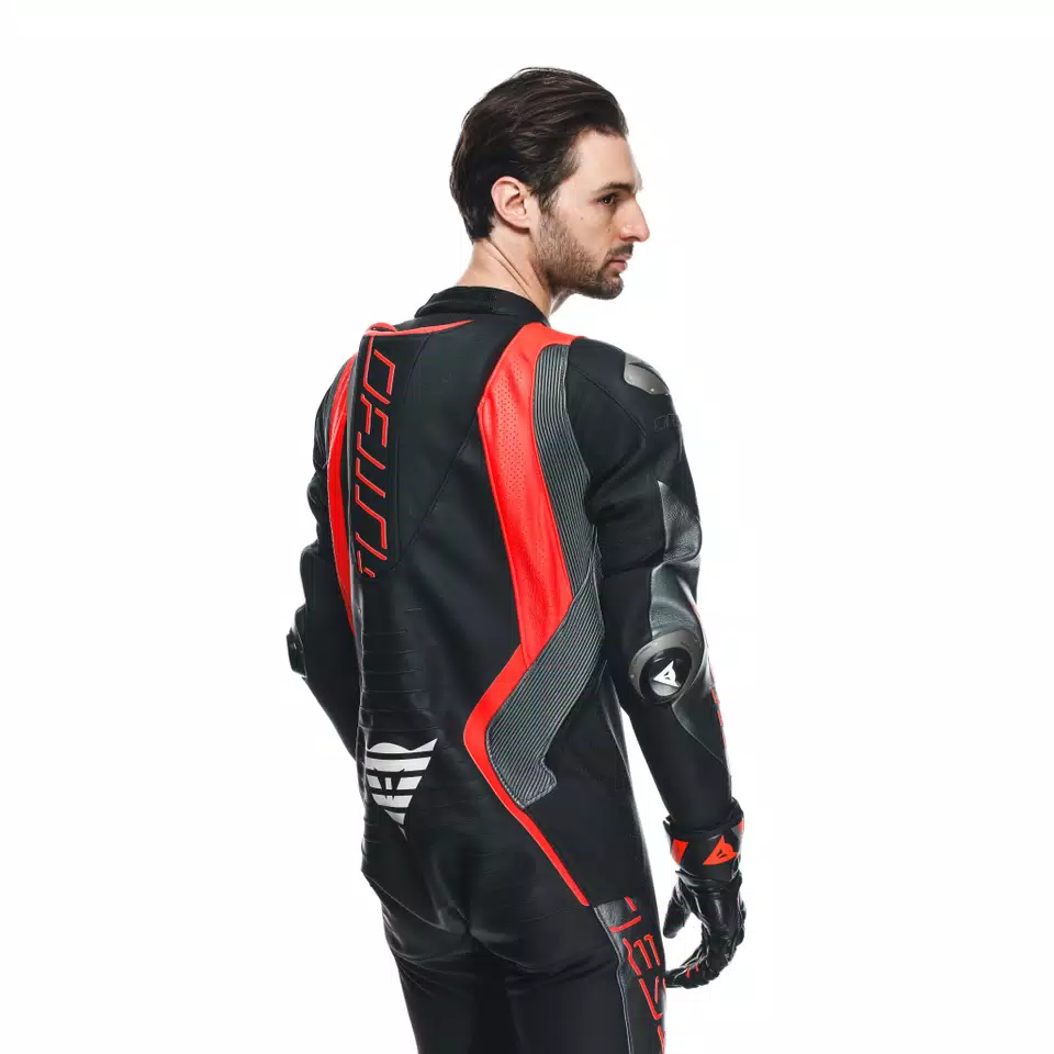 AUDAX D-ZIP - MEN'S 1-PIECE MOTORCYCLE PERFORATED LEATHER SUIT - DAINESE
