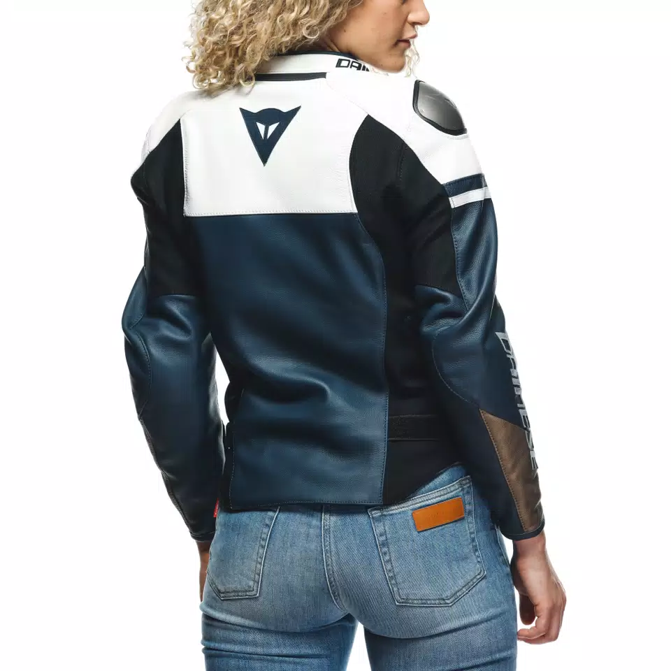 RAPIDA - WOMEN'S MOTORCYCLE LEATHER JACKET - DAINESE