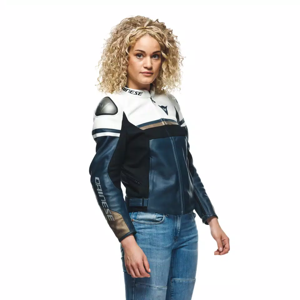 RAPIDA - WOMEN'S MOTORCYCLE LEATHER JACKET - DAINESE