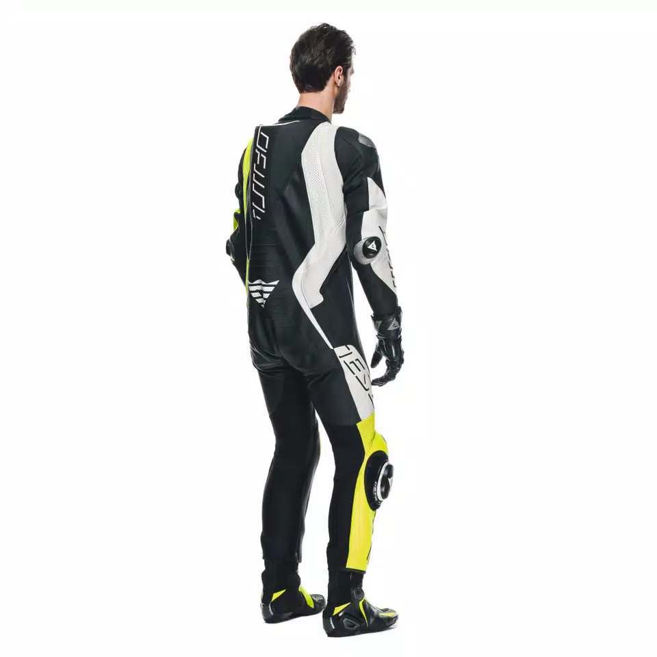 AUDAX D-ZIP - MEN'S 1-PIECE MOTORCYCLE PERFORATED LEATHER SUIT - DAINESE