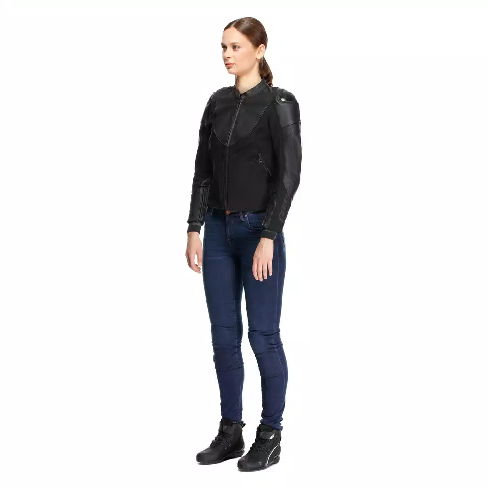 IPERATTIVA - WOMEN'S LEATHER-TEXTILE MOTORCYCLE JACKET - DAINESE
