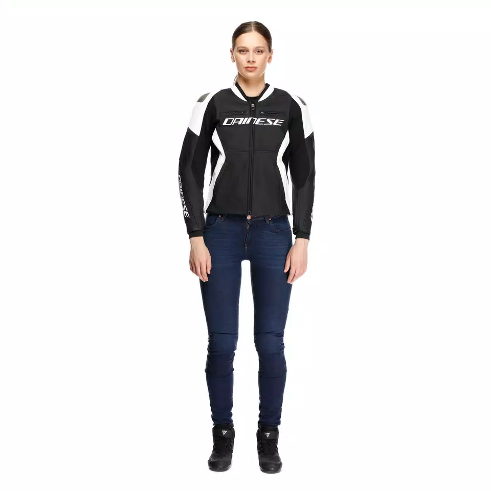 RACING 5 - WOMEN'S LEATHER MOTORCYCLE JACKET - DAINESE