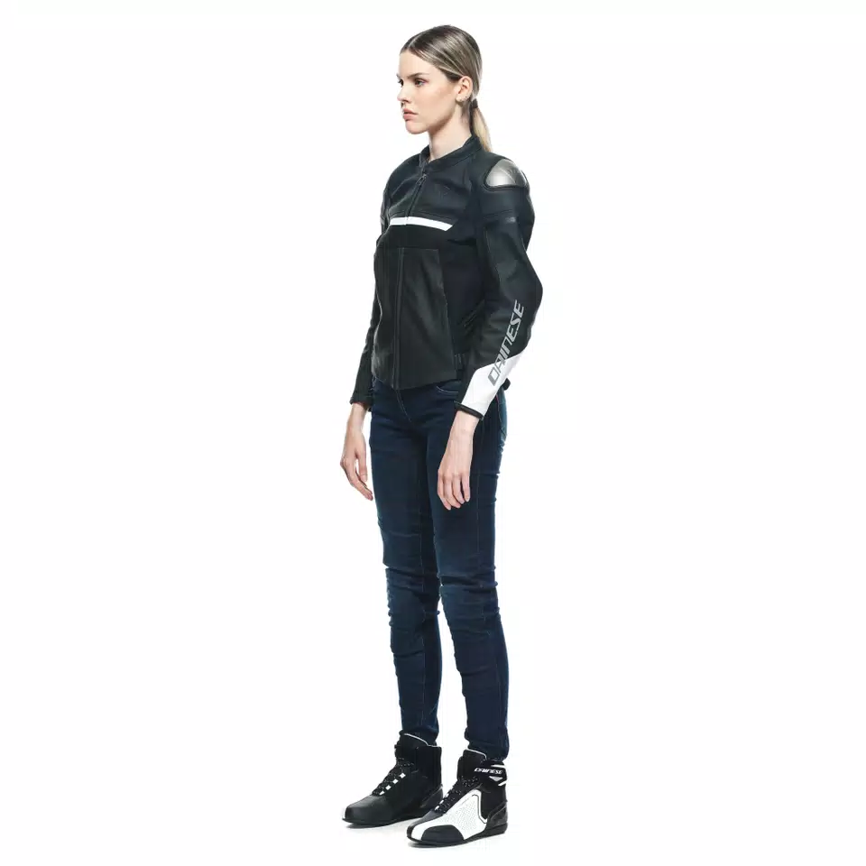 RAPIDA - WOMEN'S MOTORCYCLE LEATHER JACKET - DAINESE