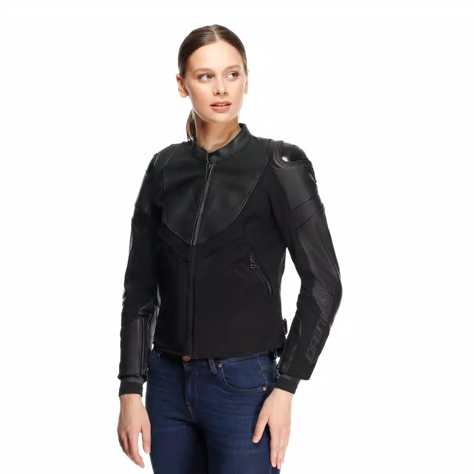IPERATTIVA - WOMEN'S LEATHER-TEXTILE MOTORCYCLE JACKET - DAINESE