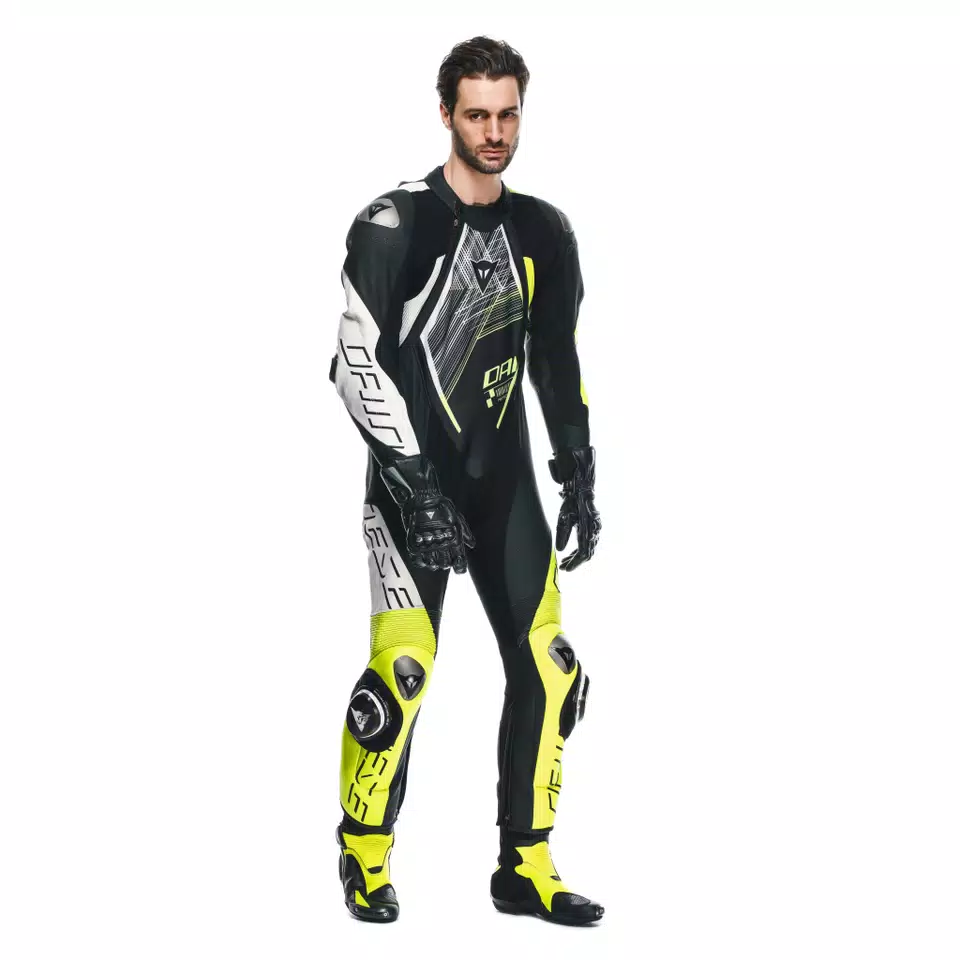 AUDAX D-ZIP - MEN'S 1-PIECE MOTORCYCLE PERFORATED LEATHER SUIT - DAINESE
