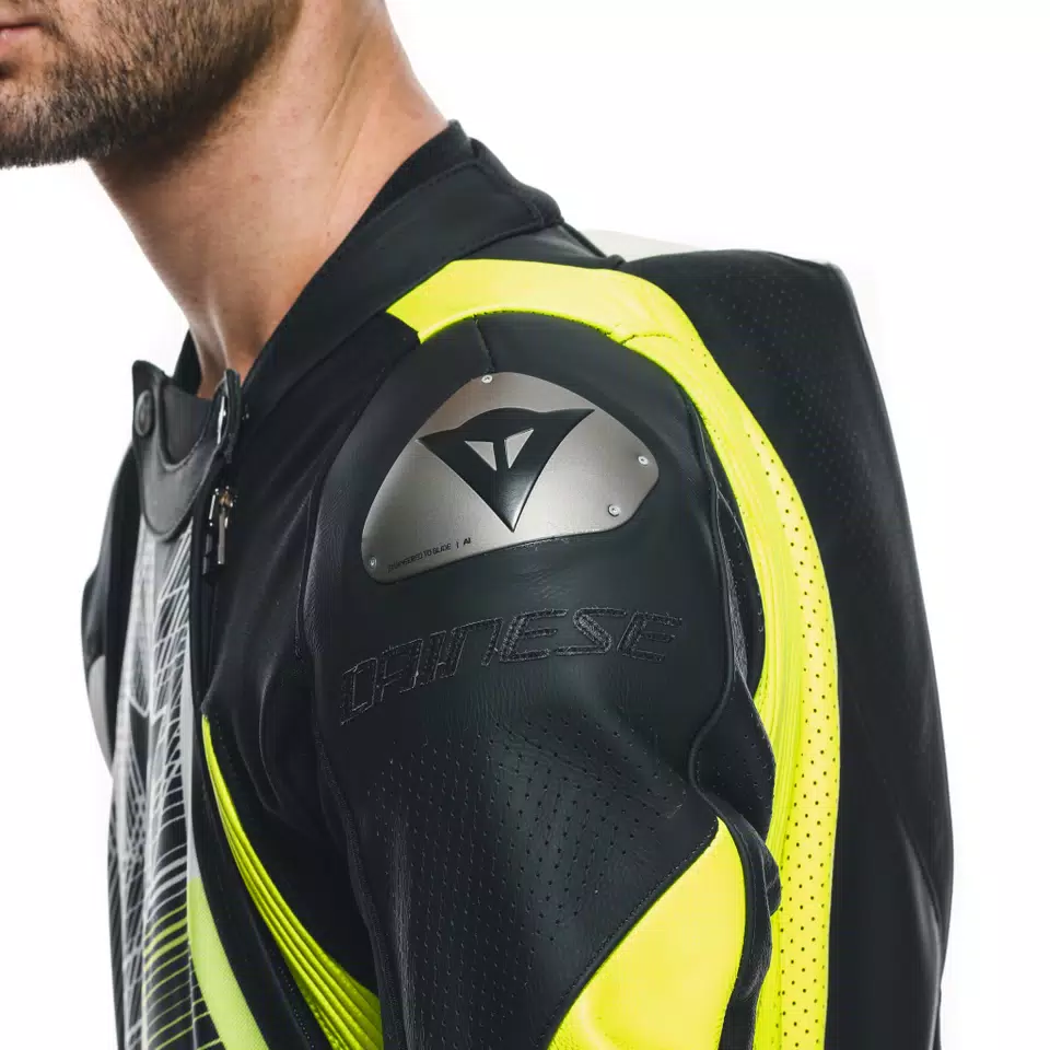 AUDAX D-ZIP - MEN'S 1-PIECE MOTORCYCLE PERFORATED LEATHER SUIT - DAINESE