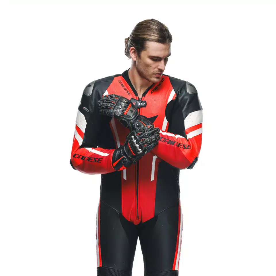MISANO 3 D-AIR® - MEN'S 1-PIECE MOTORCYCLE PERFORATED LEATHER SUIT WITH AIRBAG - DAINESE