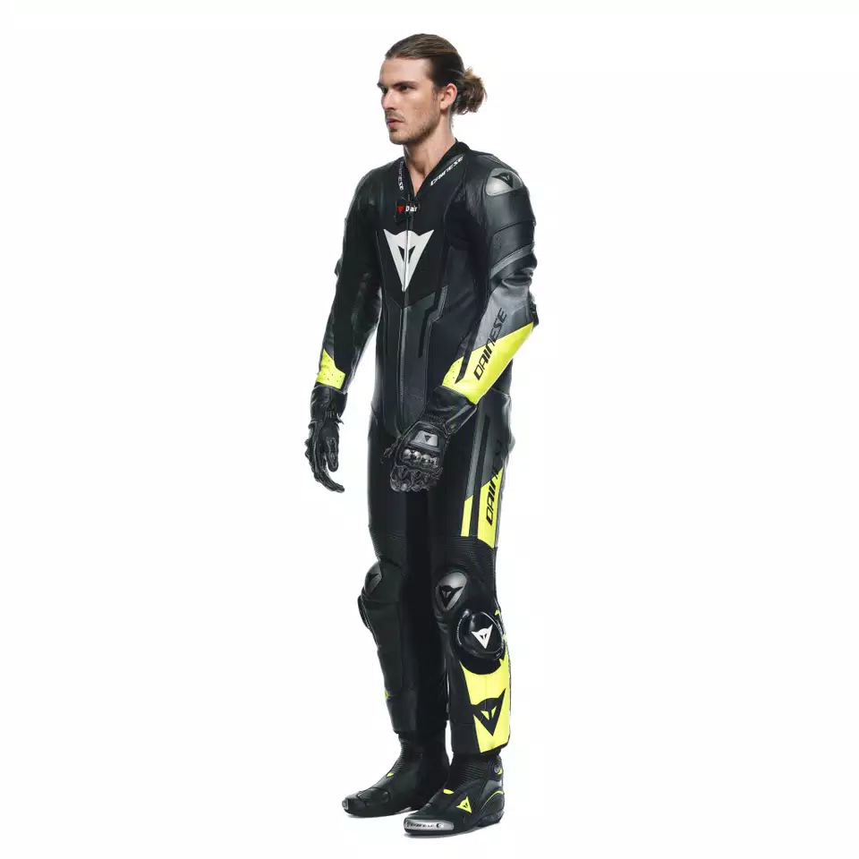 MISANO 3 D-AIR® - MEN'S 1-PIECE MOTORCYCLE PERFORATED LEATHER SUIT WITH AIRBAG - DAINESE