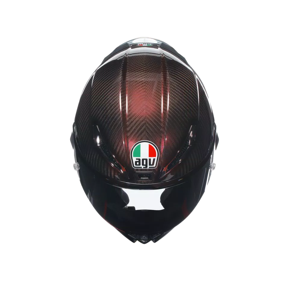 PISTA GP RR MONO RED CARBON - MOTORBIKE FULL FACE HELMET E2206 DOT - DAINESE