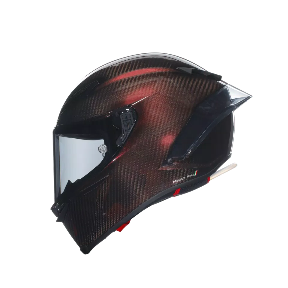 PISTA GP RR MONO RED CARBON - MOTORBIKE FULL FACE HELMET E2206 DOT - DAINESE