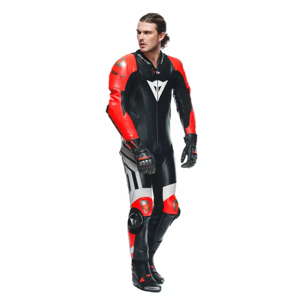 MUGELLO 3 D-AIR® - MEN'S 1-PIECE MOTORCYCLE PERFORATED LEATHER SUIT WITH AIRBAG - DAINESE
